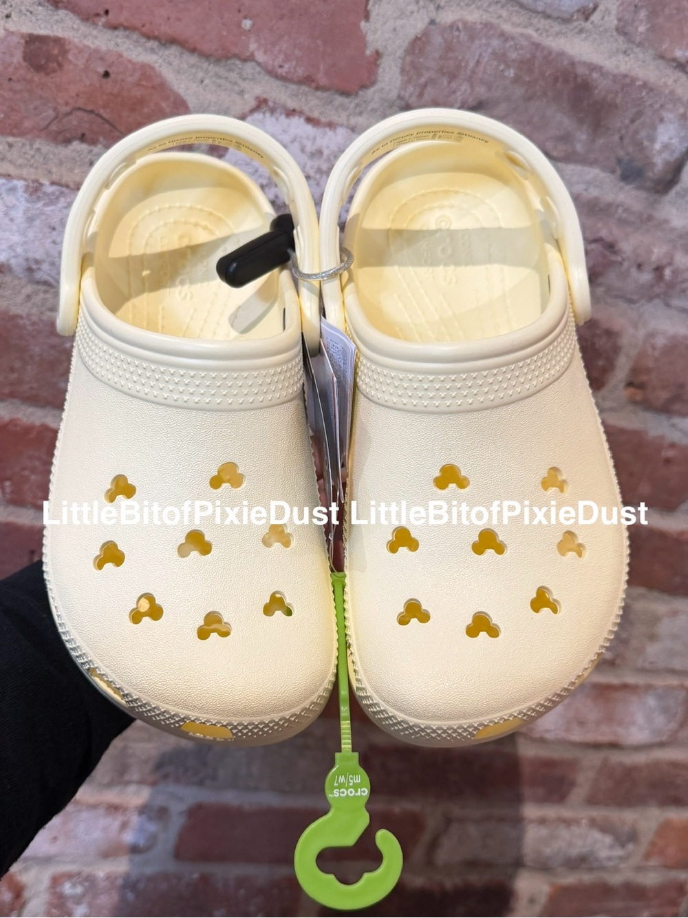 Disney Parks Butter Yellow Mickey Mouse Icon Crocs